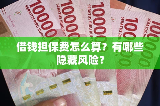 济南借钱担保费怎么算？有哪些隐藏风险？